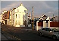 Houses at the junction of Downs Road and Beach Avenue