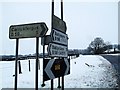 Signs at Middle Division, Ballyclare