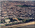 TQ8585 : Aerial view of Southend seafront: Chalkwell station by Edward Clack