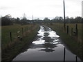 The Greensand Way crosses Court Lodge Farm road