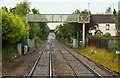 Footbridge from Station Road at Eckington