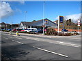 Aldi supermarket on the corner of Highertown and Dobbs Lane