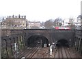 Gospel Oak: Southampton Road railway bridge and tunnel