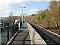 Rogerstone railway station platform