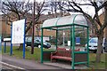 Map and Bus Stop, Northern General Hospital, Sheffield