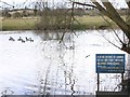 Flooded launching slip at the end of School Lane