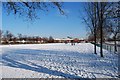 SZ6199 : Gosport under snow - Walpole Park (North) by Barry Shimmon