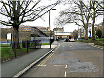 TQ3384 : Haggerston Road looking northeast by Dr Neil Clifton