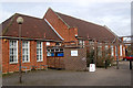 Daventry: entrance to public library