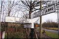 Road Sign at A540 Junction: Caldy