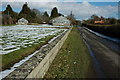 Road past Bromesberrow Nurseries