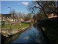 View of New River from Seven Sisters Road, North London