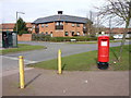 Britten Grove Postbox and bus shelter