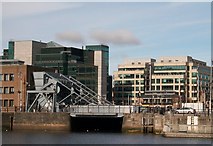 O1634 : The drawbridge at the entrance to George's Dock by Eric Jones