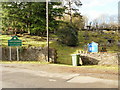 Entrance to Cwrt-y-Bella cemetery