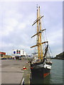 SY6878 : The Pelican, moored at Weymouth harbour by Roger Cornfoot