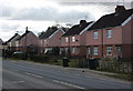 Line of houses by the B1113