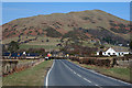 The A493 approaching Bryncrug from the south west