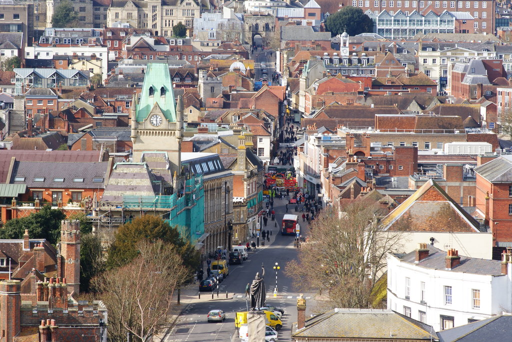 Winchester From St.Giles's Hill © Peter Trimming :: Geograph Britain ...