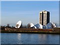 A herd of satellites, North Woolwich