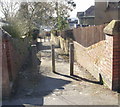 Footpath from Carlton Road, St Julians, Newport