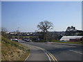 Llandough Hospital, roadway to the new over-flow parking area