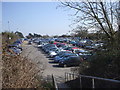 Steps down to the car-park, Llandough Hospital