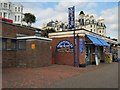TV6198 : Stalls near Eastbourne Pier by Paul Gillett