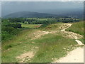 Painswick Beacon Taken from the Trig point facing along the access path