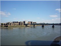 TQ2475 : East from Putney Bridge by DS Pugh