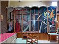 St Michael & St George, Commonwealth Avenue, London W12 - Sanctuary mural