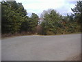 Entrance to footbridge over the A3, Esher Common