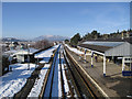 Kingussie Station from the foot bridge