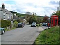 The road through Holne village