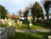 SU3866 : Churchyard, St Mary's Church, Kintbury by Brian Robert Marshall
