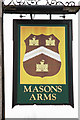 The sign of The Masons Arms