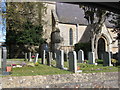 The churchyard of St Bartholomew at Wick