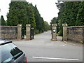 Allensbank Road entrance to Cathays Cemetery, Cardiff