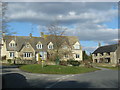 Road junction at the centre of Ampney St Mary