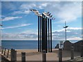 The Tails of Flight Sculpture on Newcastle