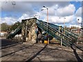 Footbridge, Crediton Station