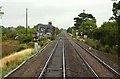 Approaching Wadborough Level Crossing