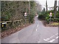 View up Pook Hill from Prestwick Lane nearChiddingfold