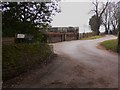 Private road to Langhurst Manor, Manor Farm and End