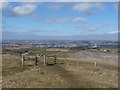 A view towards Ashford  from the monument on Codden Hill