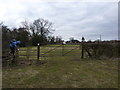 Stile and gate near Harlow Wood Farm