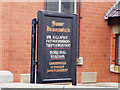 Signboard outside Soar Brunswick Chapel