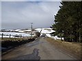 Approach to Kinbattoch lane junction