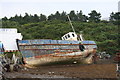 V7146 : Weatherworn fishing Boat by Andrew Wood