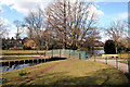 Croydon:  Footbridge at Waddon Ponds